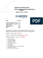 Lunes Planificacion y Actividades Del Curso de Comercio Electronico 1q2019