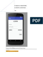Login Con Base de Datos SQLite en Android Studio
