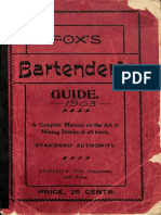 Fox's Artender's Guide - Complete manual for mixing drinks