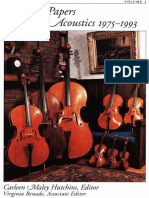 Research Papers in Violin Acoustics (Vol 1) PDF