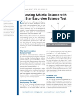 Assessing Athletic Balance With The Star Excursion Balance Test