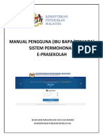 Manual Pengguna Dan Proses Permohonan Ke Prasekolah KPM Bagi Kemasukan 2020