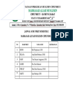 Jadwal Guru Piket Semester 2