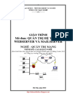 GIÁO TRÌNH - Quản trị hệ thống Webserver và Mailserver - Quản trị mạng (Tổng Cục Dạy Nghề) PDF