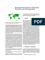 Convencion Internacional de Derechos Humanos para Personas Con Discapacidad