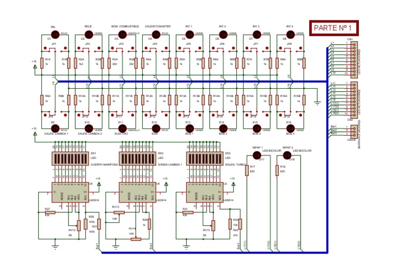 Esquema Simulador ECU 1 | PDF