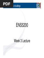 Week 3 Lecture: Thermal Loads in Buildings