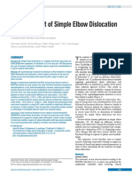 The Treatment of Simple Elbow Dislocation in Adults: Original Article
