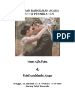 Roundown Resepsi - Irham & Putri