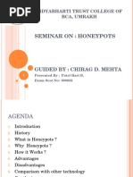 Seminar On: Honeypots: Vidyabharti Trust College of Bca, Umrakh