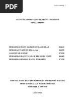 Download Research Proposal - Active Learning  Childrens Cognitive Development by Nix Fakhry SN40220905 doc pdf