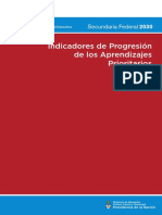 Ipa - Indicadores de Progresión de Los Aprendizajes Prioritarios Aprendizaje 2030 - Matemática Sice PDF