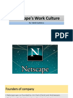 Netscape's Work Culture