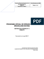 Instructivo Tecnico 2 Brucelosis Bovina PDF