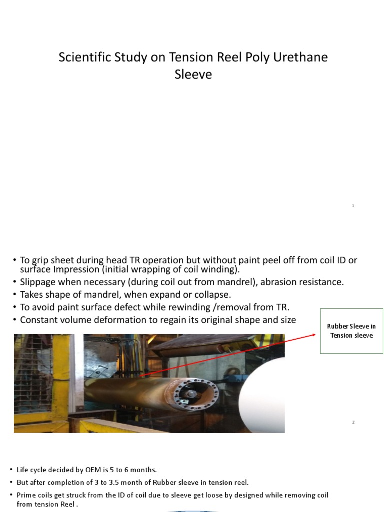 Scientific Study On Tension Reel Poly Urethane Sleeve2 | PDF ...