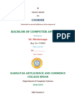 Bachlor of Computer Application: Courier