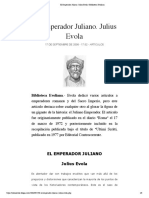 El Emperador Juliano. Julius Evola - Biblioteca Evoliana