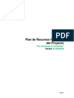 Plan de Recursos Humanos