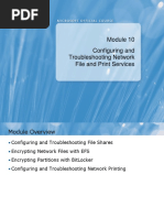 Configuring and Troubleshooting Network File and Print Services