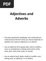 1 Let Review Adjectives and Adverbs 4