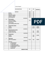 Item No. Item Descriptions QTY Unit Unit Cost Materials A Preliminaries