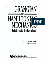 (M. G. Calkin) Lagrangian and Hamiltonian Mechanic Solutions PDF
