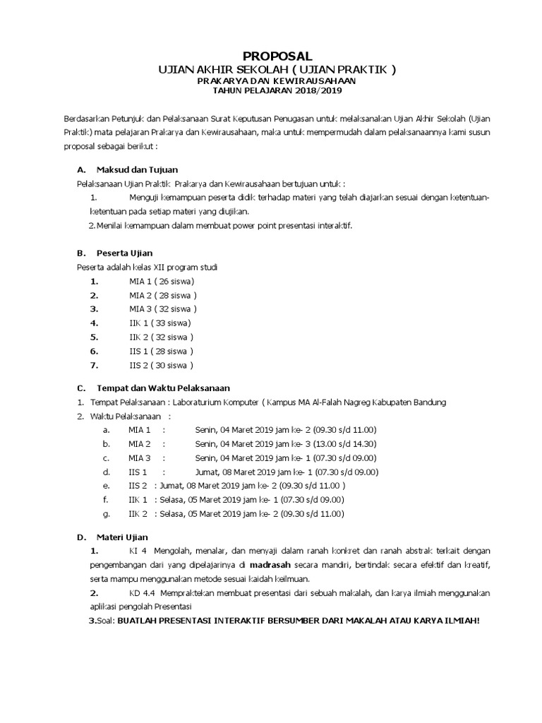 Ujian Praktek Biologi Pdf