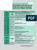 Takwim Akademik Program Pengajian Siswazah SEMESTER 2 SESI 2018/2019