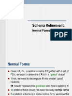 Schema Refinement: Normal Forms