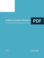 Children Accused of Witchcraft Unicef PDF