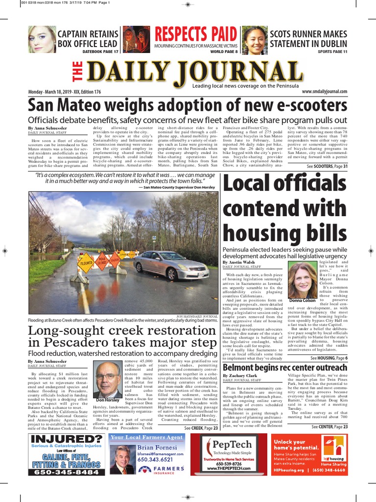 San Mateo Daily Journal 031819 Edition PDF Nature