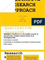 QUALITATIVE RESEARCH APPROACHES