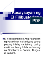 Kasaysayan NG El Filibusterismo