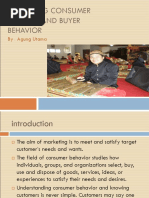 Analyzing Consumer Markets and Buyer Behavior: By: Agung Utama