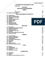 Filler Roads For Gas Welding of Steel Chapter Ill Construction and Workmanship General