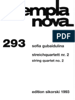 Gubaidulina - String Quartet No.2 - 2002 PDF
