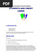 Students and Credit Cards: A Mini-Lesson For