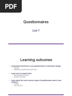 12 Surveys and Questionnaires Revision 2009