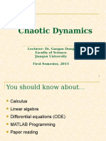 Chaotic Dynamics (Presentation)