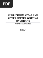 CV and Cover Letter Writing Handbook