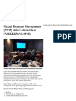 Rapat Tinjauan Manajemen (RTM) Dalam Akreditasi PUSKESMAS (#18)