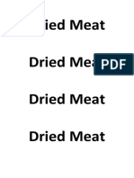 Dried Meat PDF