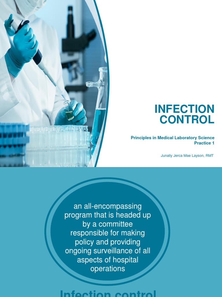 Infection Control Principles In Medical Laboratory Science Practice 1