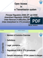 Open Access in Interstate Transmission System