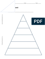 6 Level Printable Blank Pyramid Chart PDF