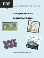 A Maçonaria Na História Postal e Nós Estamos Nela ARLS Estrela Uberabense n°0941-GOBMG - CRUZ DA PERFEIÇÃO MAÇÔNICA 