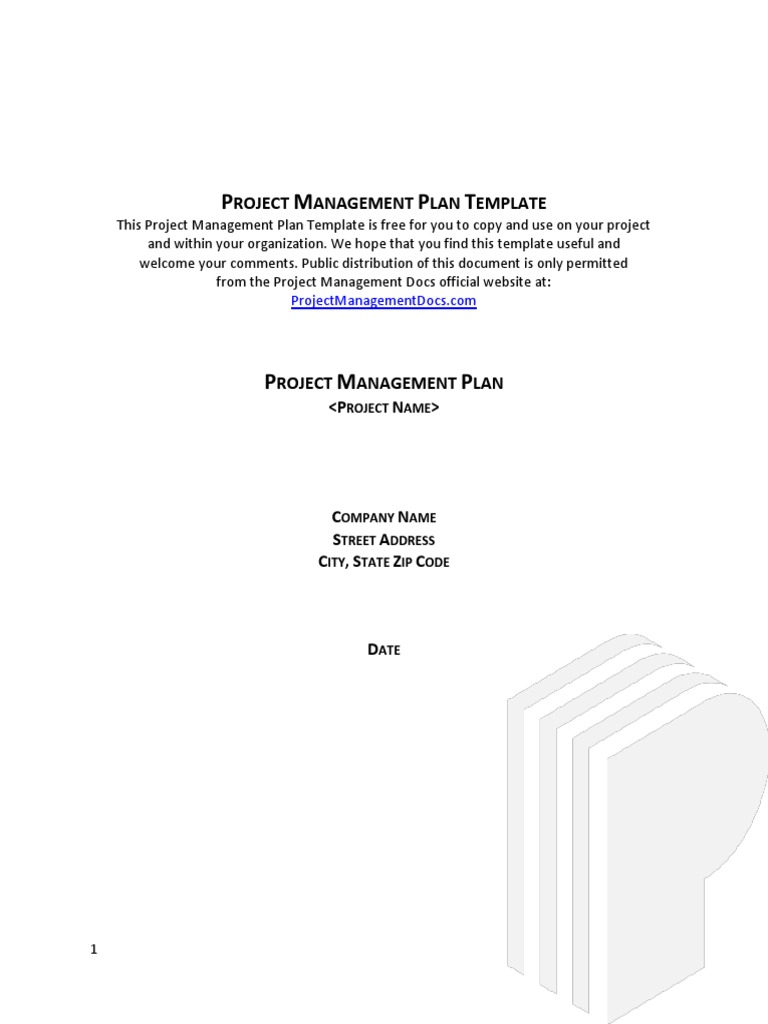 Project Management Plan Template | PDF | Project Management | Risk ...