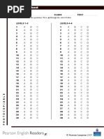 Answer Sheet: © Pearson Longman 2007