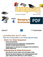 Managing in A Global Environment: Stephen P. Robbins Mary Coulter