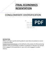 Industrial Economics Presentation: Conglomerate Diversification